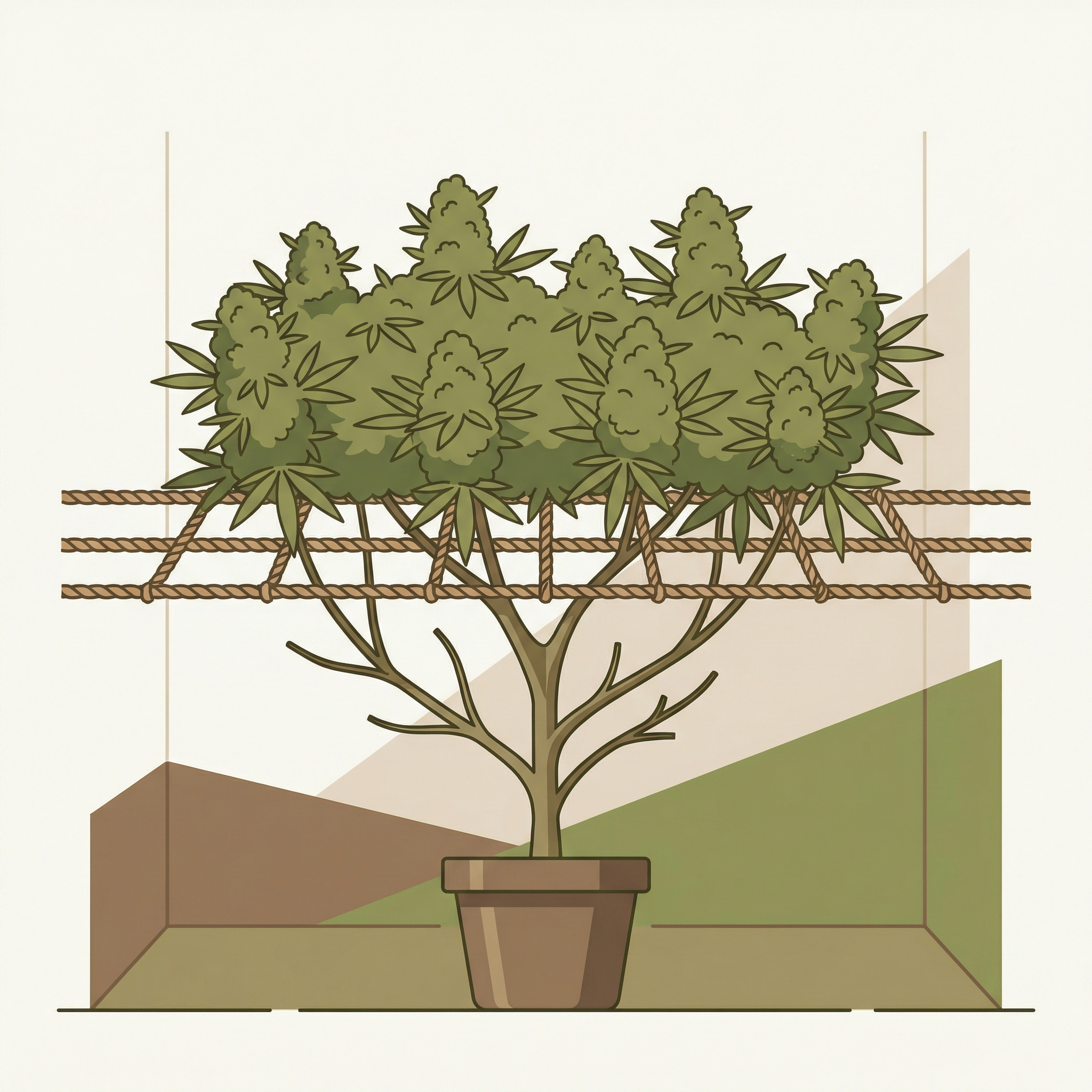 Схема на ScrOG техниката