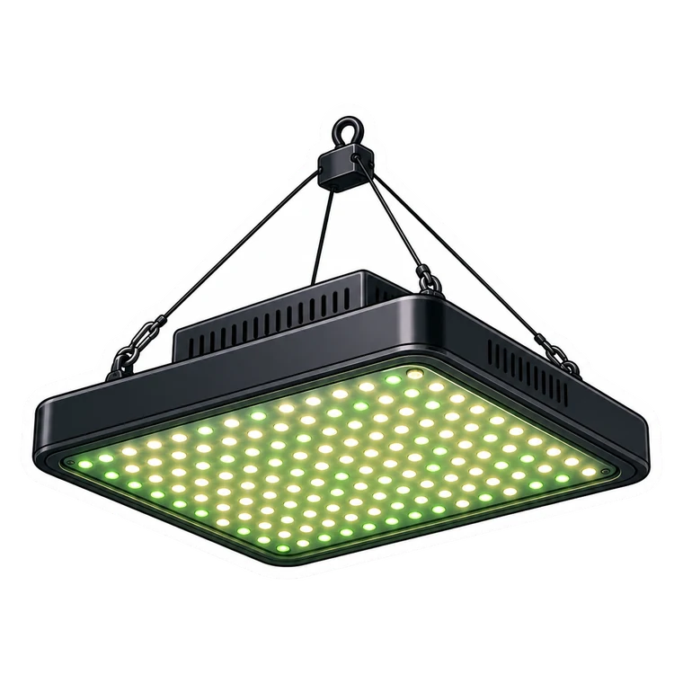 LED панел за отглеждане на канабис с пълен спектър